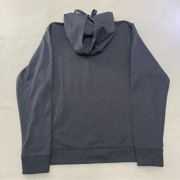 The North Face Men's Medium Gray Hoodie Graphic Logo Print Drawstrings Pullover - Picture 6 of 11